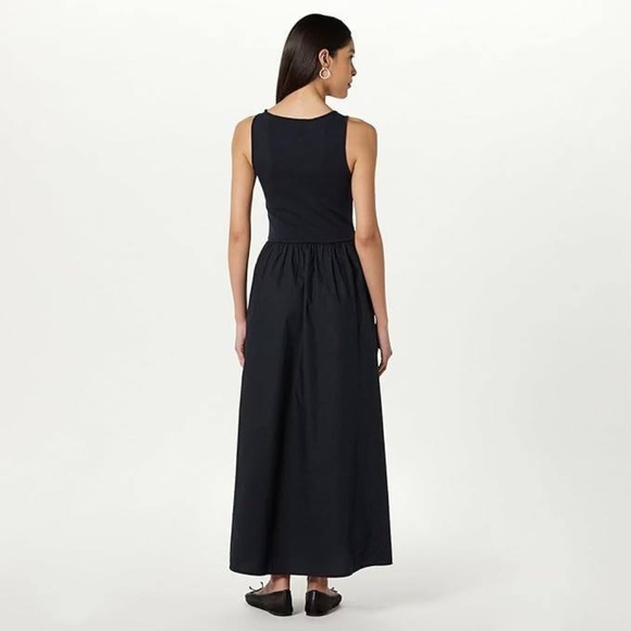 The Drop Womens Dia Mixed Fabric Midi Tank Maxi Dress size L - Picture 3 of 8